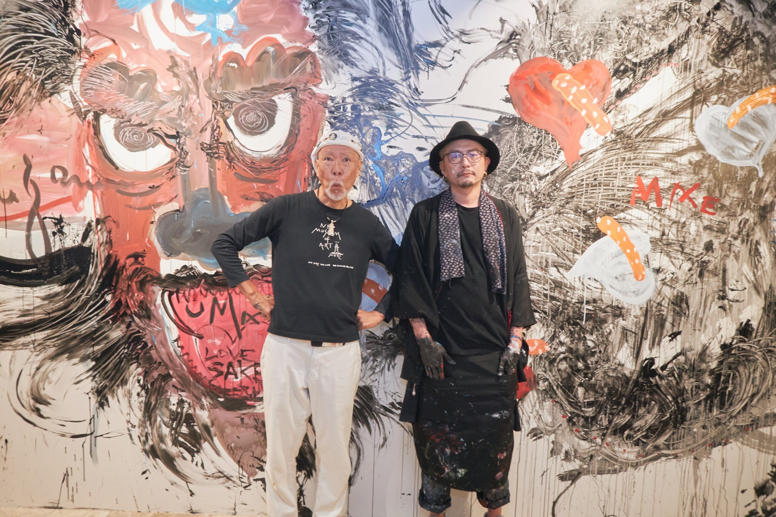 蔵元SAKE& GALLERY】塗り替えられ続ける壁 2人の画家、2人の