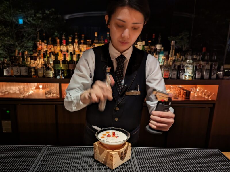 bar hotel 箱根香山　バーテンダー　カクテル