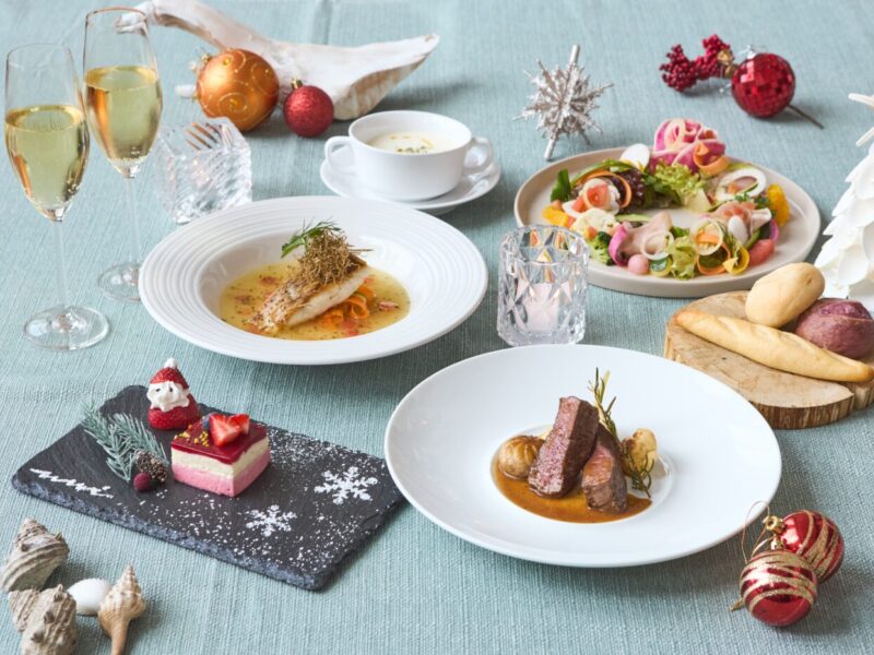 【幻の和牛も】1日3組限定、うみを感じるクリスマス。葉山で宿泊者限定のディナーコースを提供。