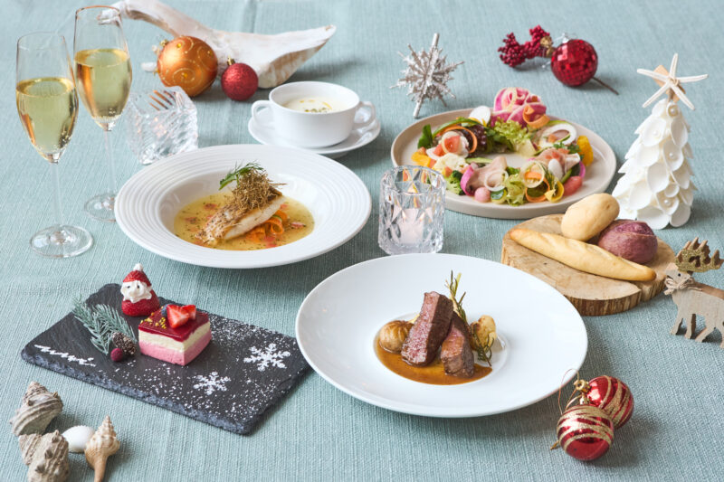 【幻の和牛も】1日3組限定、うみを感じるクリスマス。葉山で宿泊者限定のディナーコースを提供。