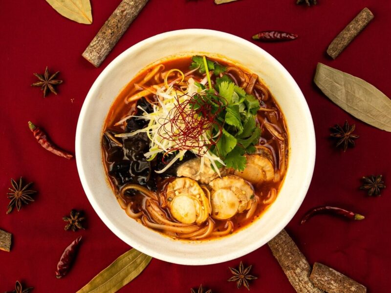 「北海道産ホタテの麻辣湯フォー」がフジテレビ系列「めざましテレビ」の「イマドキ」で紹介されました