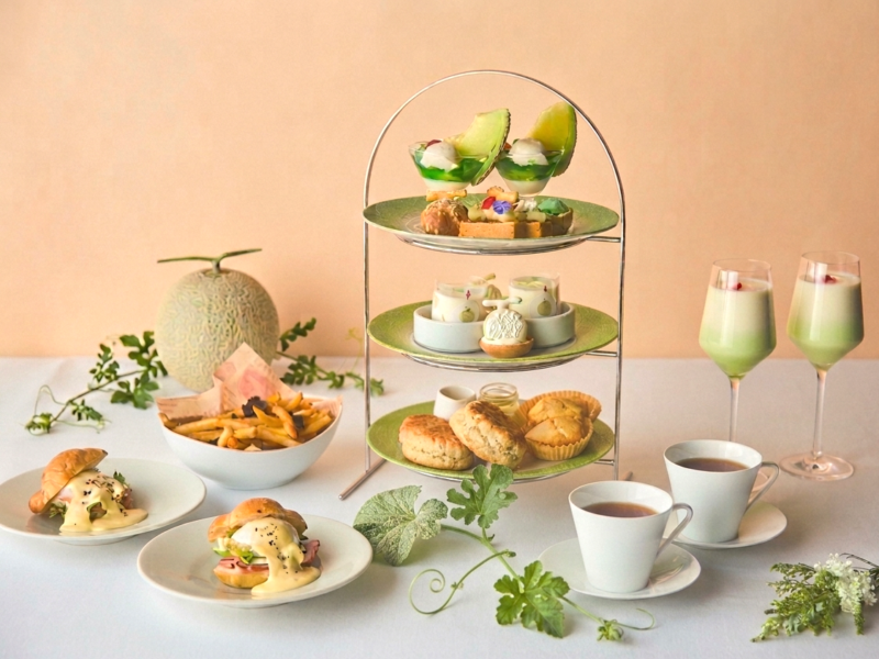 「静岡県産マスクメロン」に溺れる、ご褒美アフタヌーンティー。ホテル&レジデンス六本木が贈る、極上のメロンづくしを5月1日より提供開始